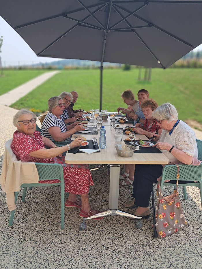 barbecue à la résidence